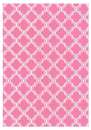 Printed Wafer Paper - Moroccan Pastel Pink